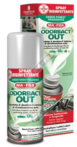 MA-FRA Odorbact Out Green Forest – dezinfectant pentru clima auto 150 ml