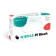 MasterGlove Mănuși de nitril negre mărimea L, 100 buc