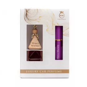   Marco Martely Dark Opium – set cadou parfum auto + mini spray 10 ml