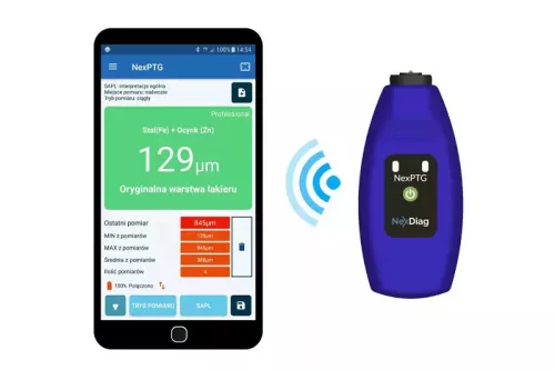 NexDiag NexPTG Professional – tester pentru grosimea vopselei