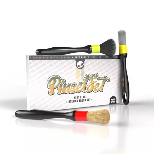 NukeGuys – set de pensule pentru detailing auto, 3 buc.