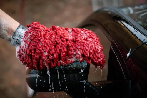 NukeGuys Chenille Wash Mitt – mănușă de spălare XL