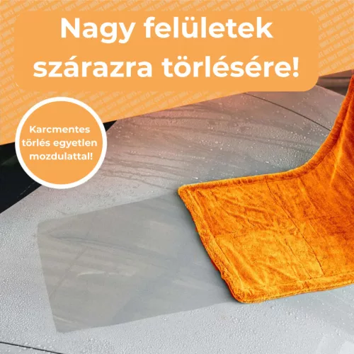 NukeGuys Gamma Dryer XXL – prosop de uscare auto 50x80 cm, portocaliu