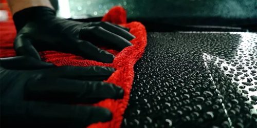 NukeGuys Gamma Dryer XXL – prosop uscare auto 50×80 cm Black, 1400 GSM