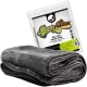 NukeGuys Grey Rillium – prosop de uscare din microfibră 50x80 cm