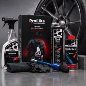   ProElite RedNox & Black Gum – set pentru jante și anvelope 750+250 ml