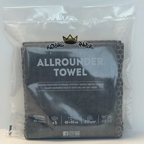 Royal Pads – lavete din microfibră edgeless 250 GSM, 40x40 cm, 5 buc