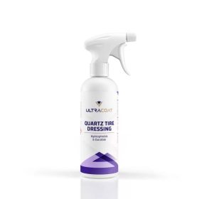 Soluție de tratare anvelope UltraCoat Quartz Tire cu efect lucios sau satinat și protecție hidrofobă pe bază de SiO₂