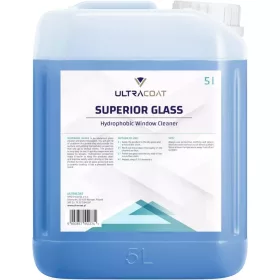   UltraCoat SuperiorGlass – curățare hidrofobă pentru geamuri 5 L