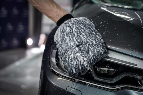 Mănușă UltraCoat Soft Touch 1500GSM folosită pentru spălarea caroseriei auto