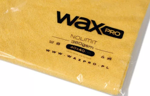 WaxPro NoLimit Mango – lavetă din microfibră 40x40 cm, 360 gsm