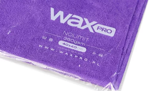 WaxPro NoLimit Violet – lavetă din microfibră pentru finisare, 40x40 cm