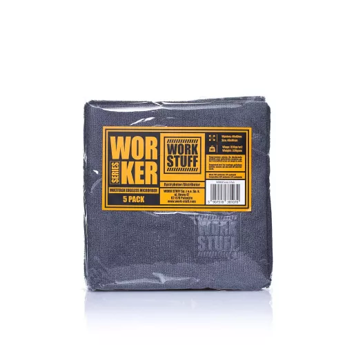Work Stuff Worker – set de lavete din microfibră 40x40 cm, 5 buc