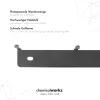 ChemicalWorkz suport de perete pentru 6 perii 49,5 cm
